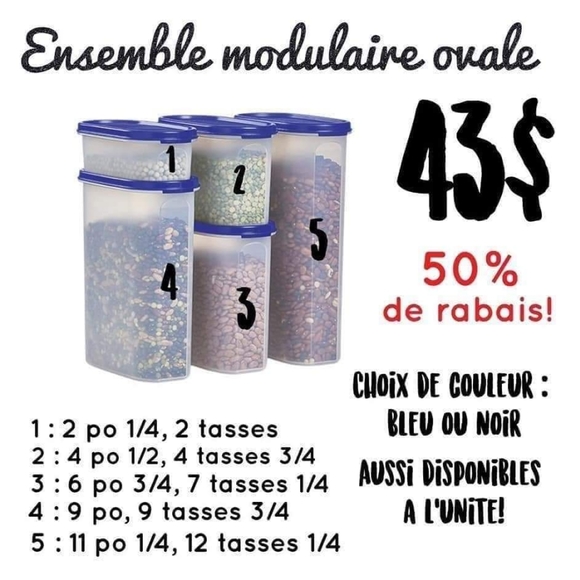 Tupperware modulaire - Picture 4 of 4